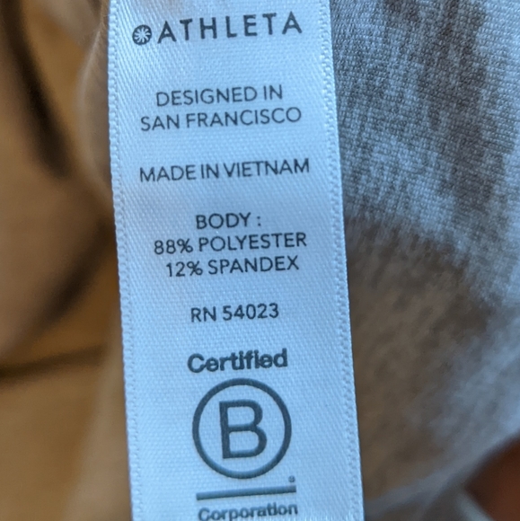 Athleta Long sleeved, light gray athletic shirt - Picture 5 of 5